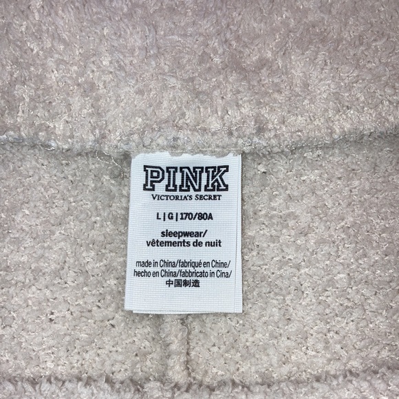 Pink Sherpa sleep lounge pants warm ❄️ size large - Picture 3 of 6